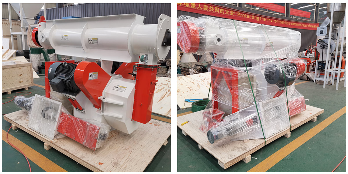 土耳其客戶定制SZLH250環(huán)模顆粒機已發(fā)貨