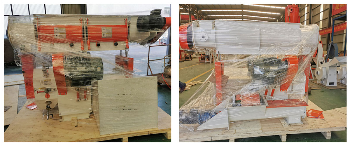 SZLH 250飼料顆粒機(jī)、電控箱及輸送機(jī)已運(yùn)往哈薩克斯坦